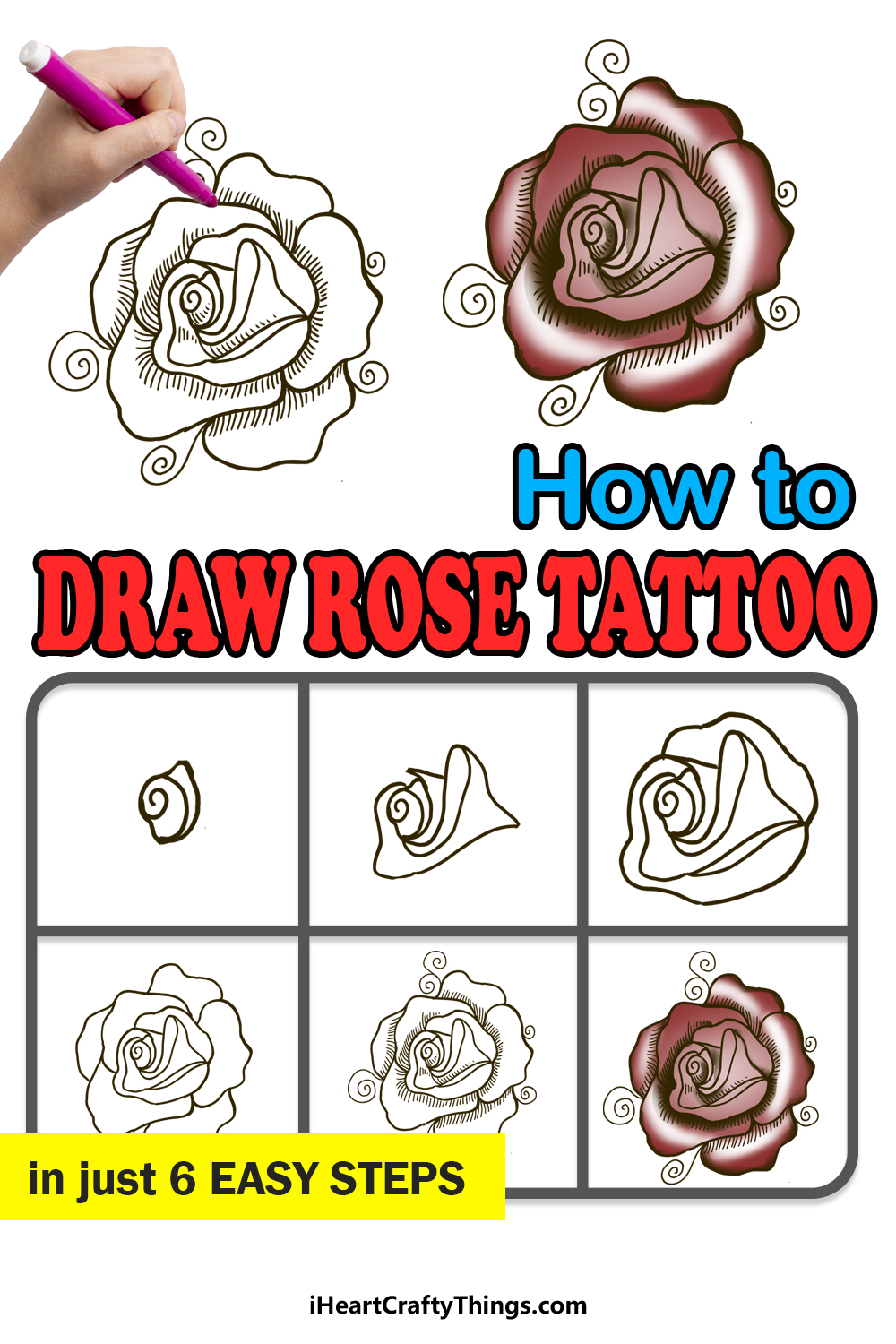 Simple rose tattoo design by KaylieLou on DeviantArt