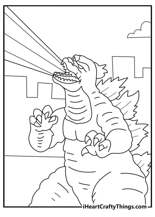 Godzilla Coloring Pages