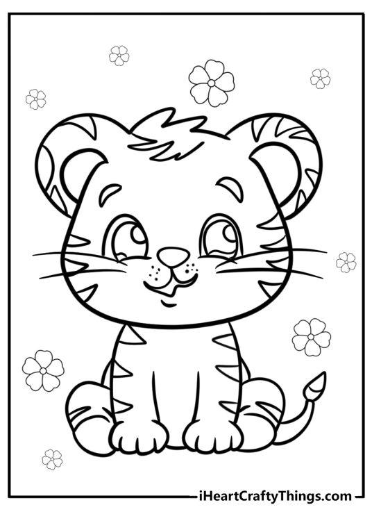 Tiger Coloring Pages (37 Printable Realistic Free PDFs)