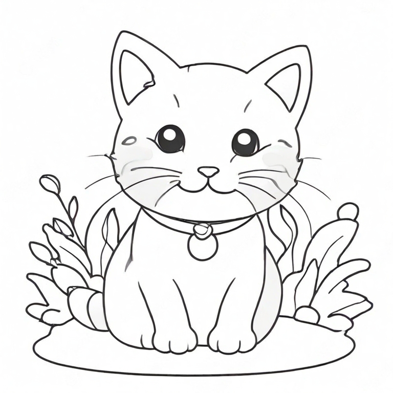 carton cat drawing