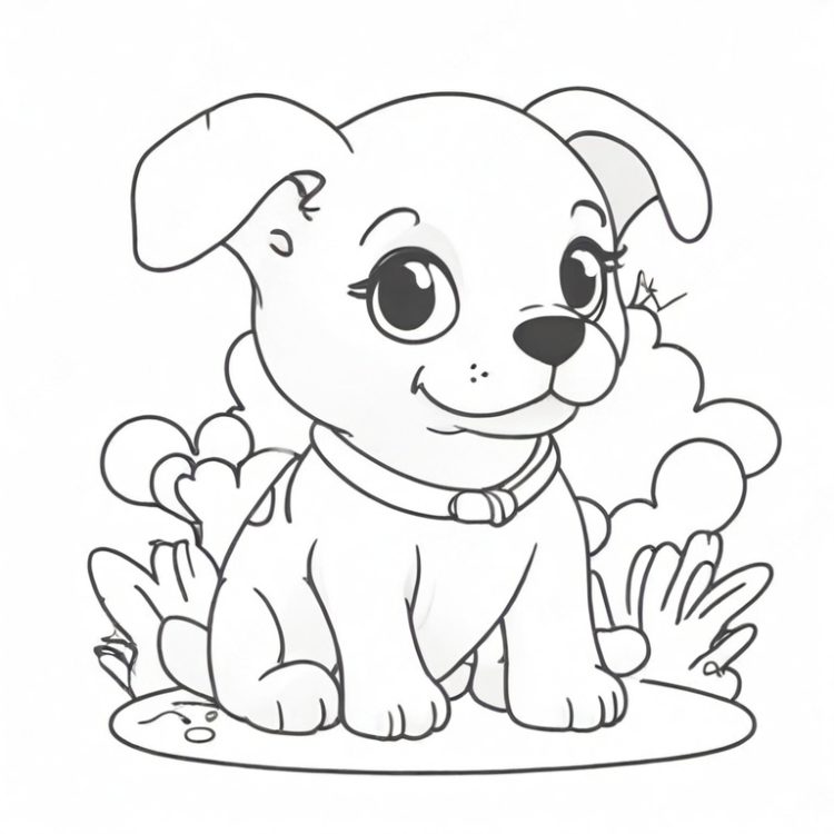 Puppy Drawing - How To Draw A Puppy Step By Step