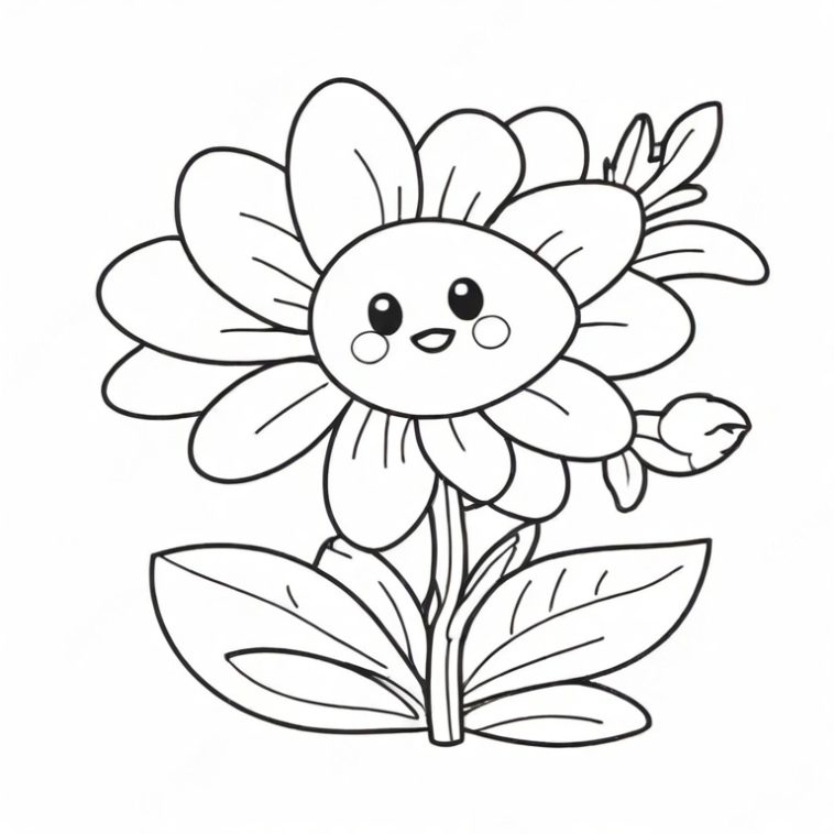 Flower Drawing - How To Draw A Flower Step By Step!