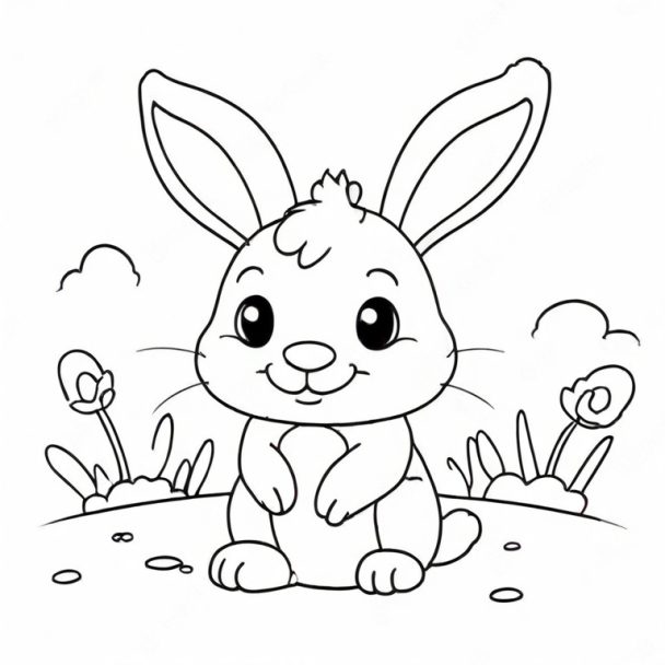 Rabbit Drawing - How To Draw A Rabbit Step By Step