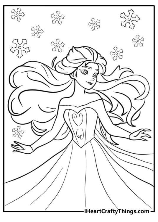 Elsa frozen printable