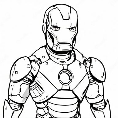 Iron Man Drawing - How To Draw Iron Man Step By Step