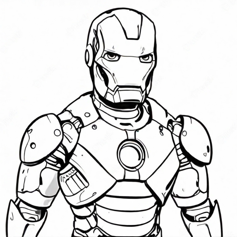 Iron Man Drawing by Dave Phoenix - Pixels