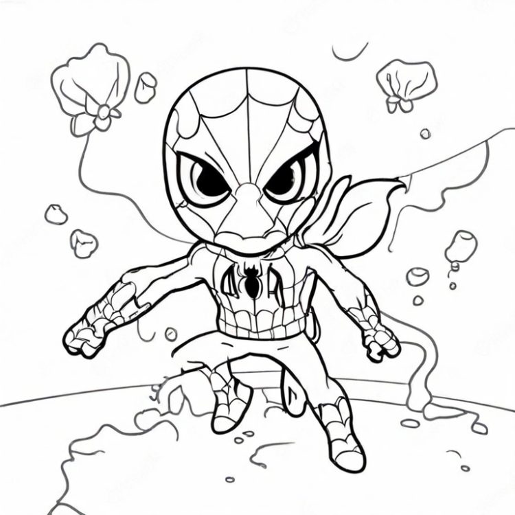 Spiderman Drawing - How To Draw Spiderman Step By Step