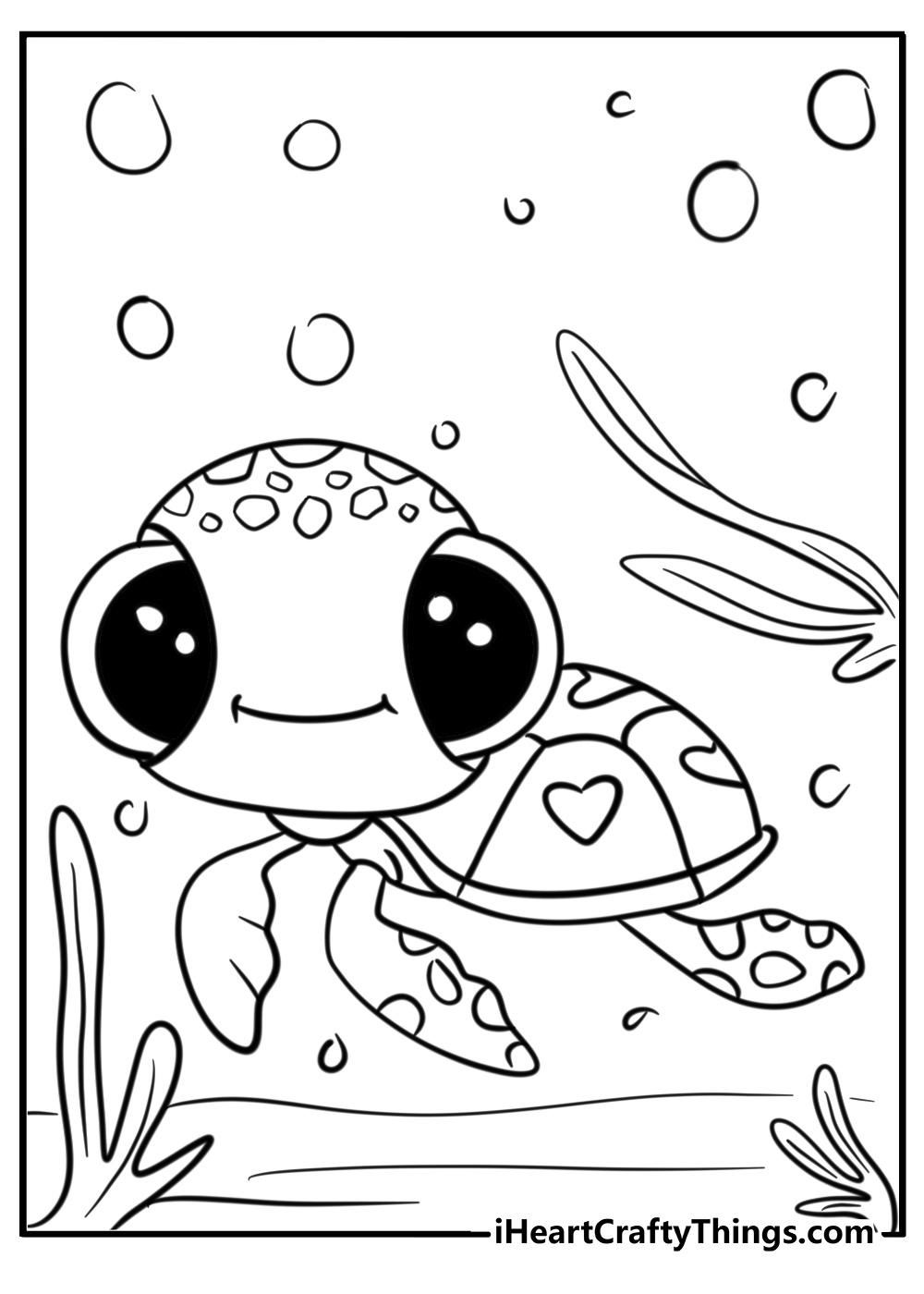 Squirt turtle from finding nemo to color