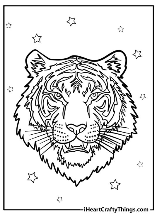 Tiger coloring pages