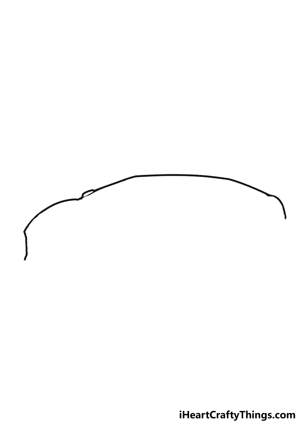 How to Draw A Lamborghini step 2