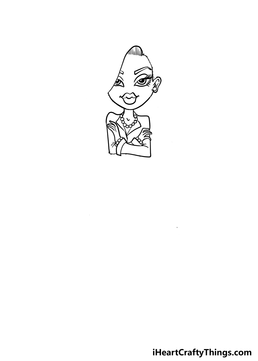 How to Draw A Bratz Doll step 3