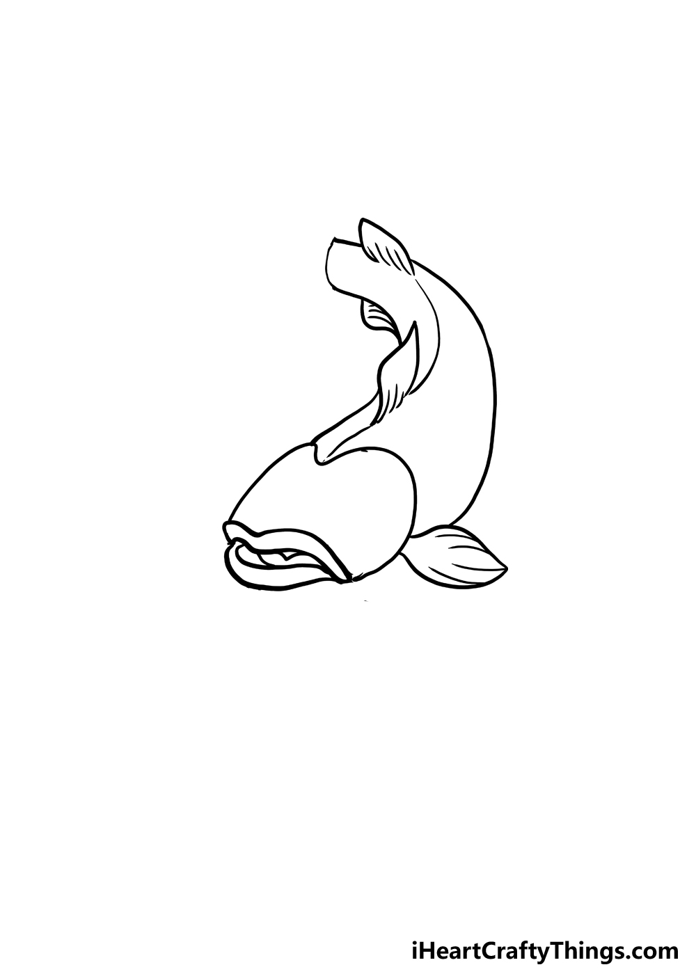 How to Draw A Catfish step 3