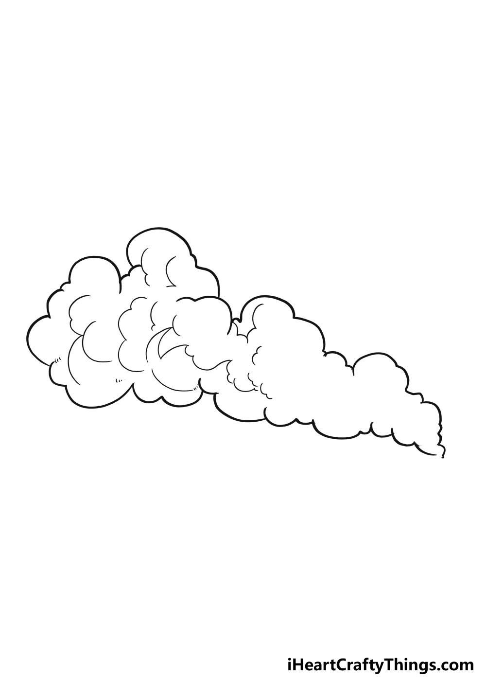 How to Draw Smoke step 4