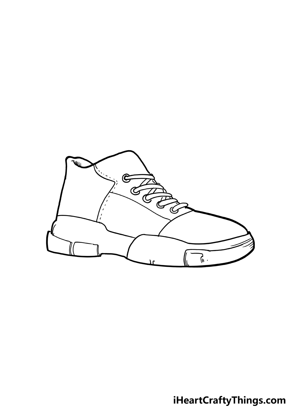 How to Draw A Shoe step 5