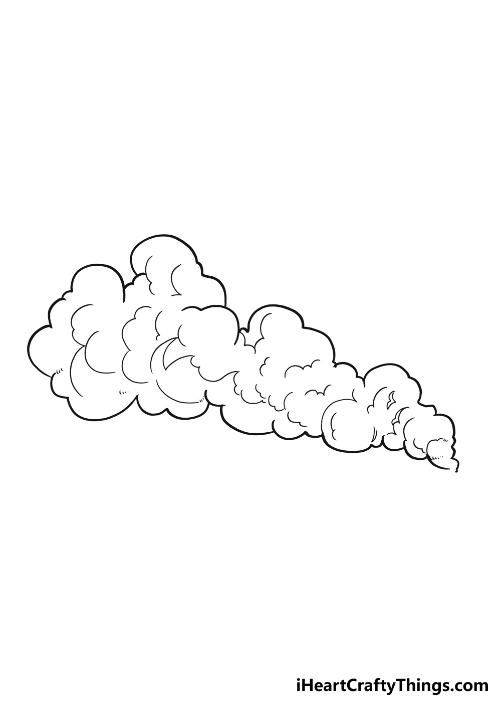 How to Draw Smoke step 5