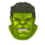How to Draw Hulk’s Face image