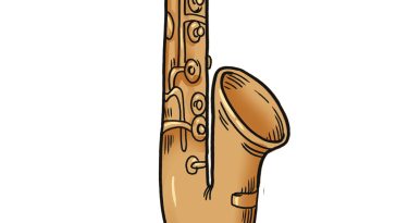 How to Draw A Saxophone image