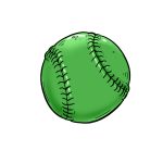 How to Draw A Softball image