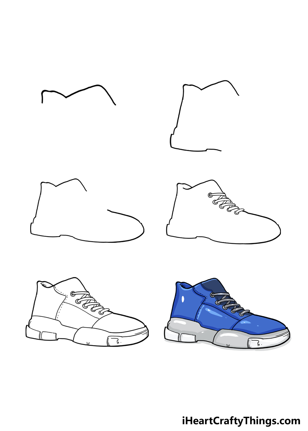 How to Draw A Shoe