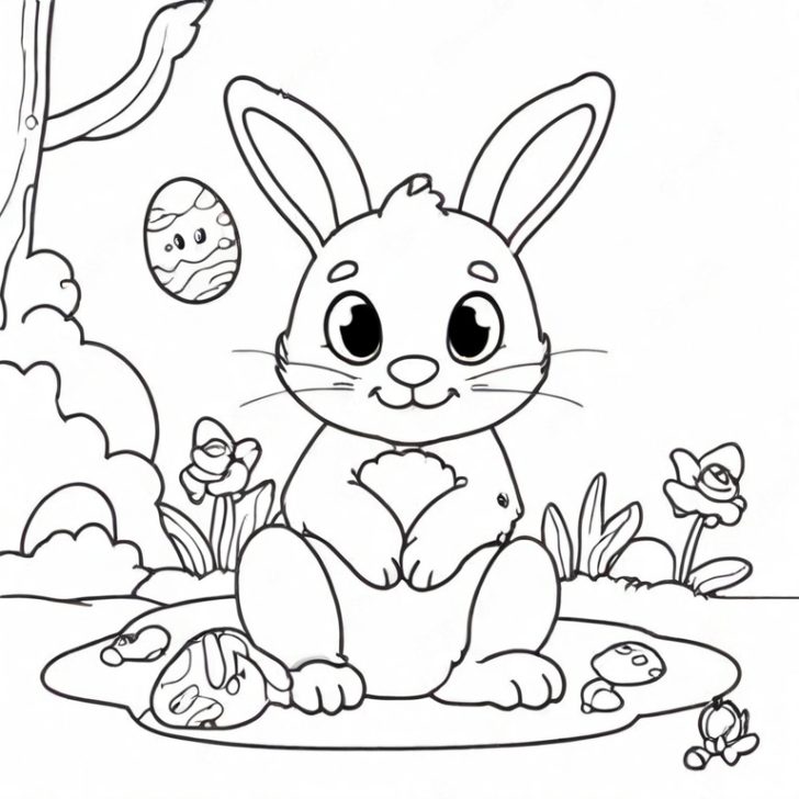 Easter Bunny Drawing - How To Draw The Easter Bunny Step By Step