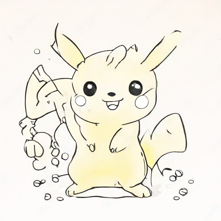 fun pikachu drawing
