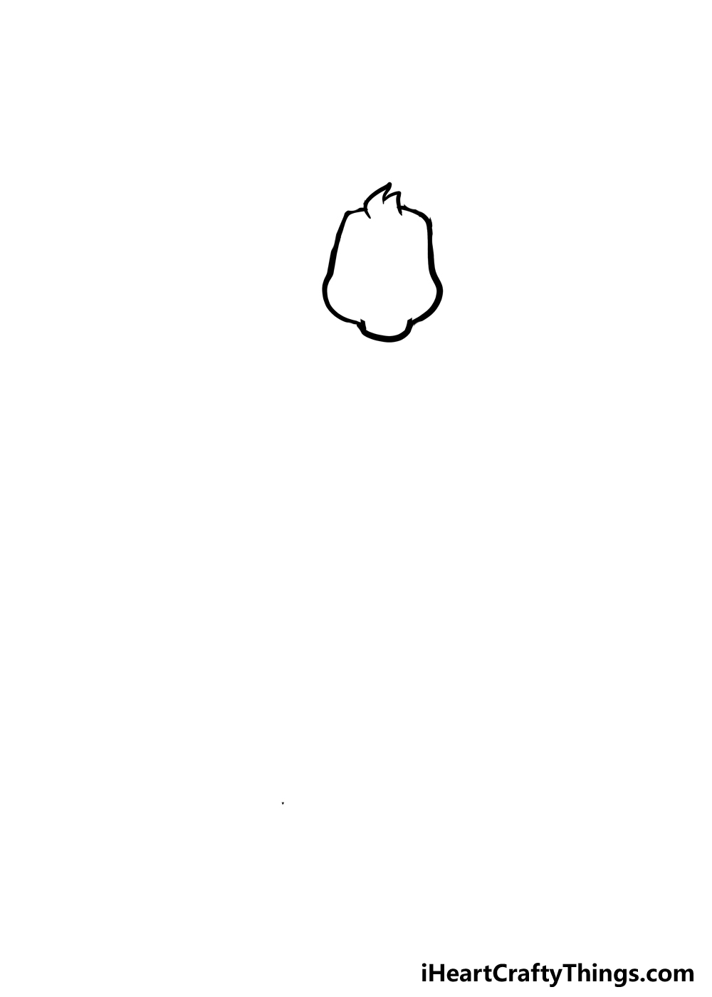 Como desenhar uma girafa fofa passo 1