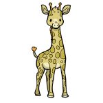 How to Draw A Cute Giraffe image
