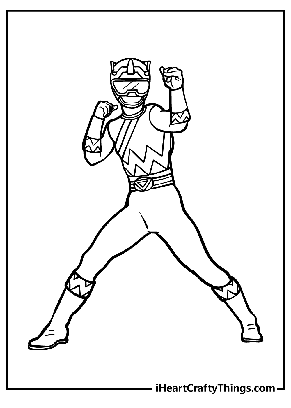 Power Rangers #50023 (Superheroes) – Free Printable Coloring Pages