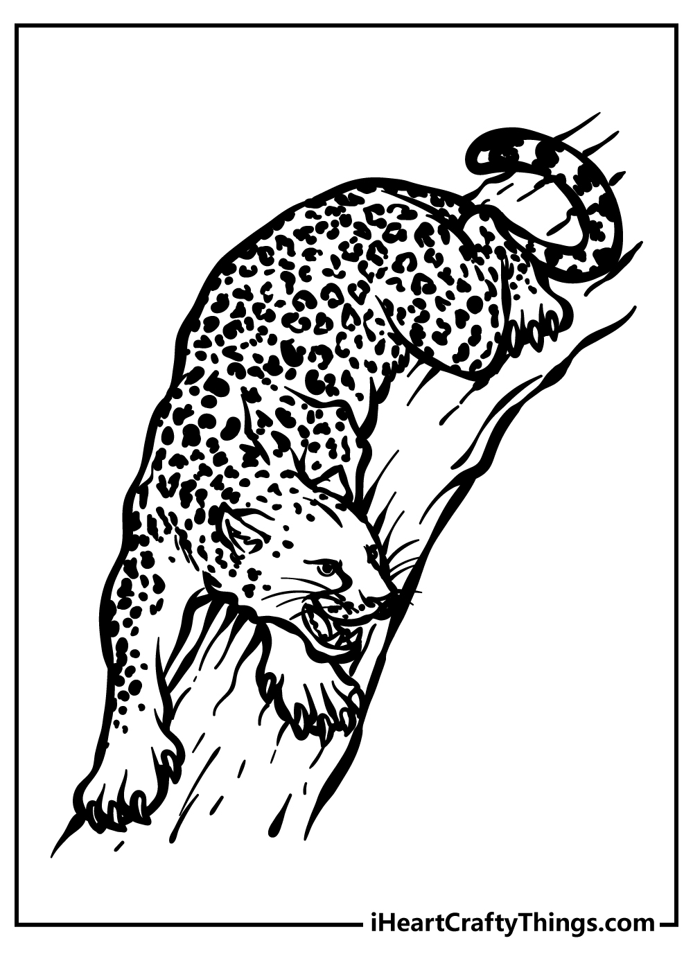realistic cheetah coloring pages