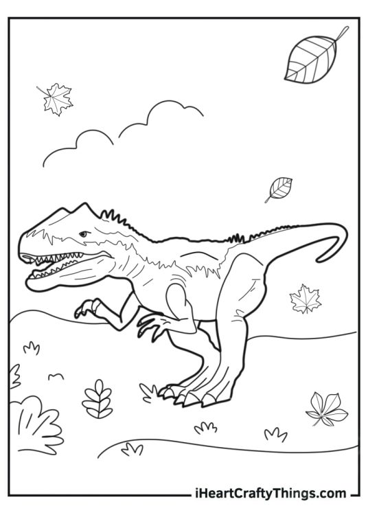 Allosaurus Coloring-Page