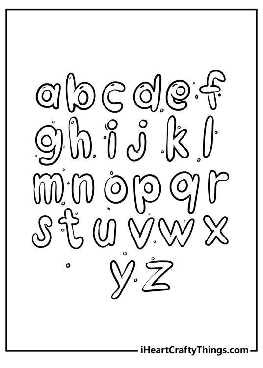 25 Alphabet Coloring Pages (100% Free Printables)