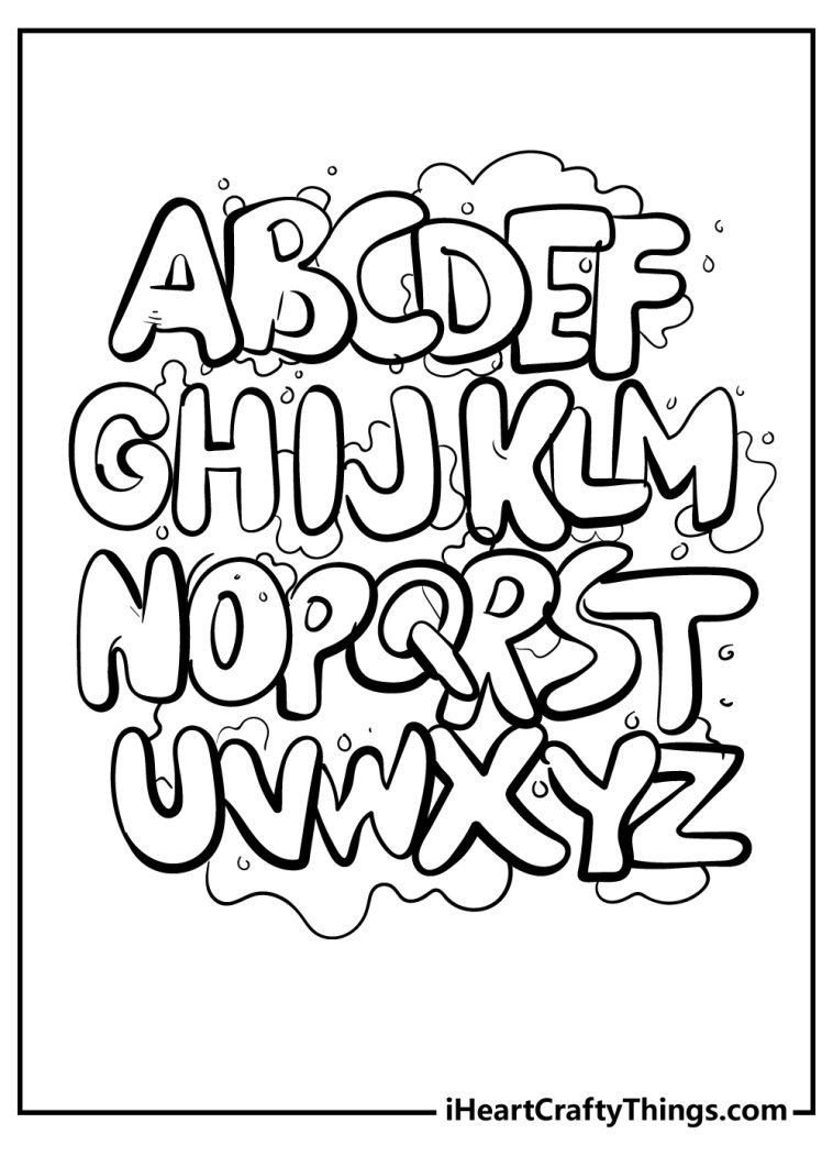 25 Alphabet Coloring Pages (100% Free Printables)