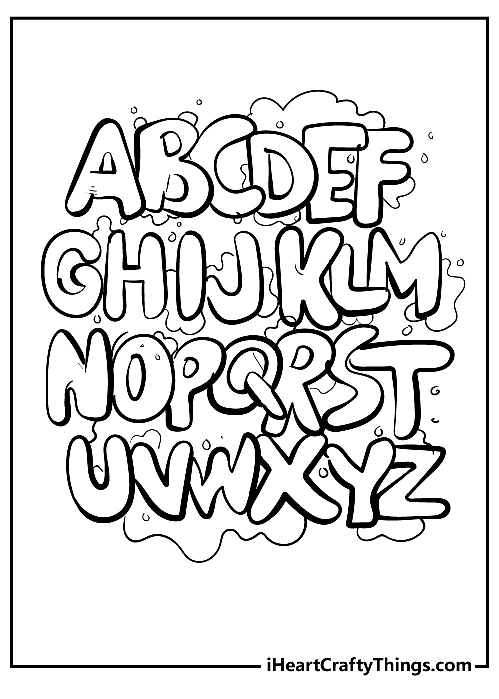 new alphabet coloring sheet free download