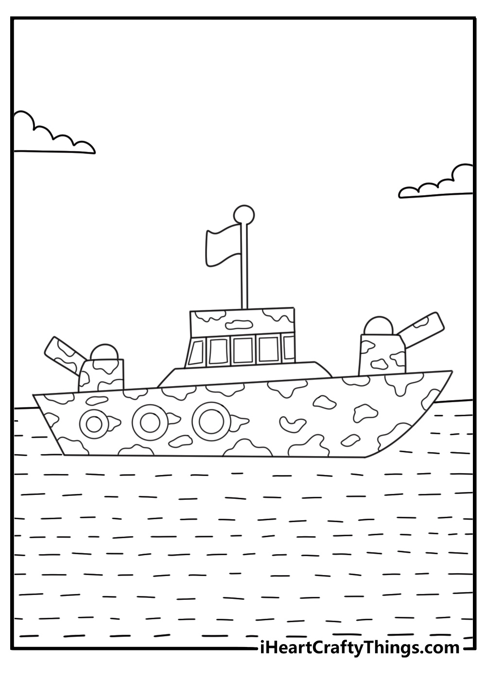 Ship Guard Coloring 50 Free Ships And Boats Coloring Pages (Printable PDFs)