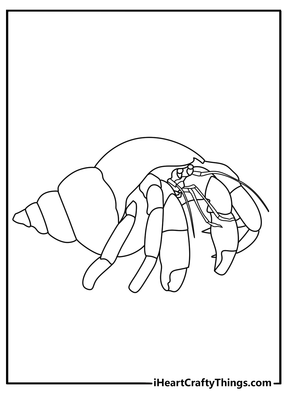 30 Free Crab Coloring Pages (Easy Printable PDF Sheets)