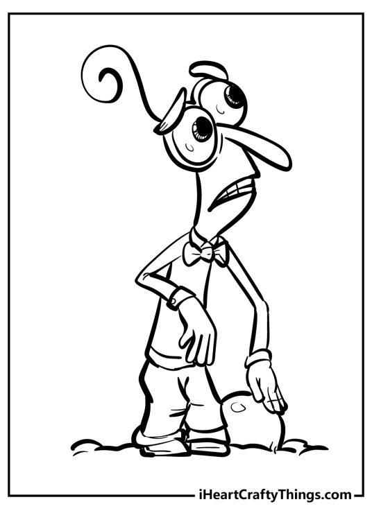 Image featuring Inside Out character Fear looking like he got startled by something scary