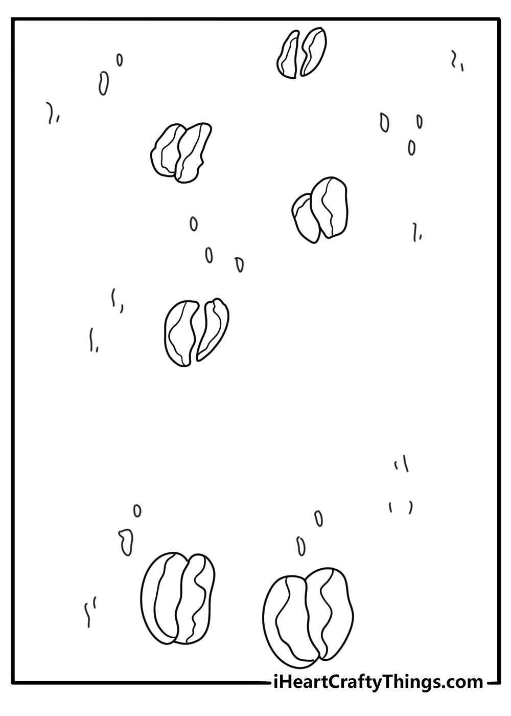 Printable moose scene featuring fresh hoof tracks along a muddy trail