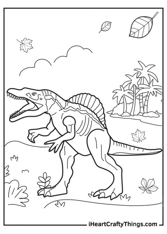 Spinosaurus Coloring Page