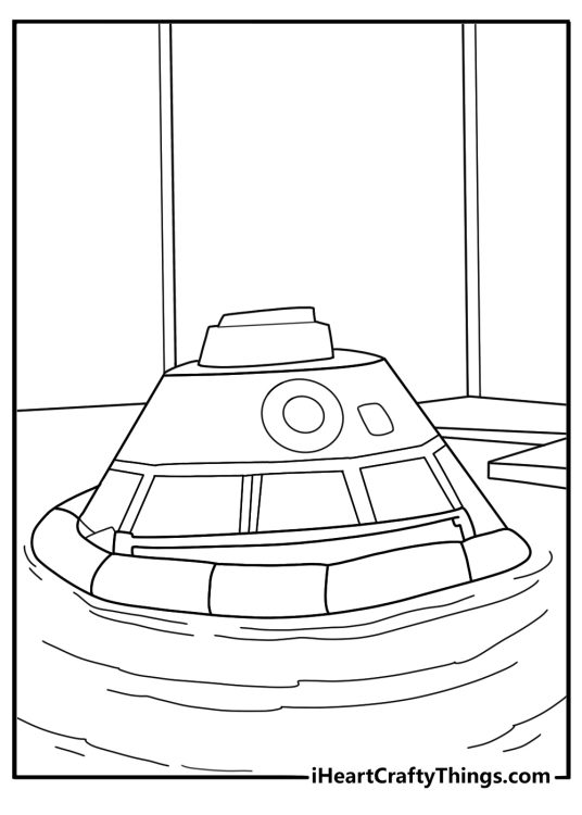astronaut pdf coloring page training in a neutral buoyancy pool with a mockup module