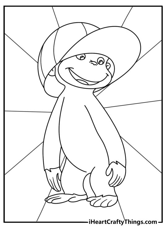 curious george coloring pages