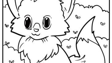 Fox coloring pages