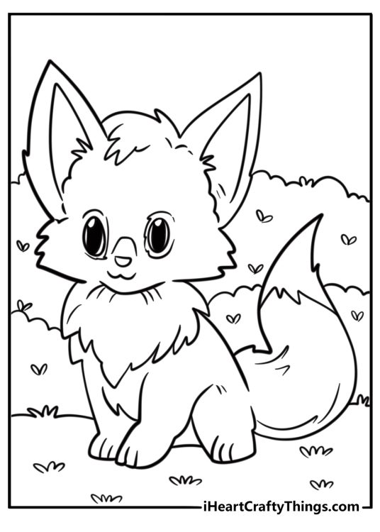 35 Fox Coloring Pages