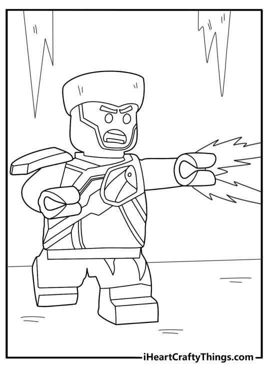lego ninjago coloring pdf of zane controlling ice blast