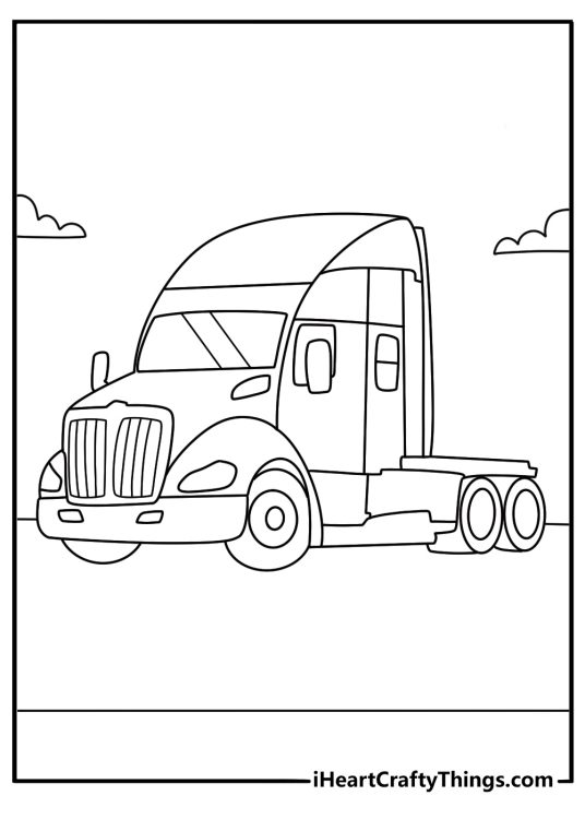 race truck coloring pages