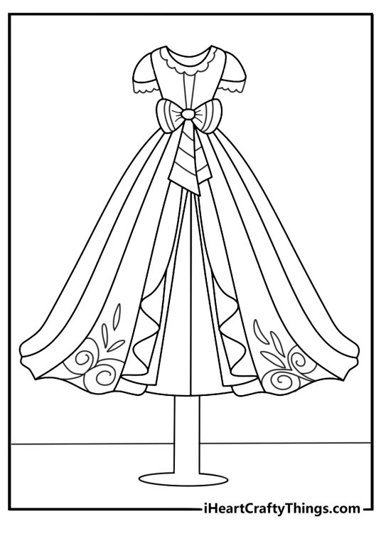 open lace back dress Strapless Pleated Bodice Custom A-line Wedding Sketch main image 0