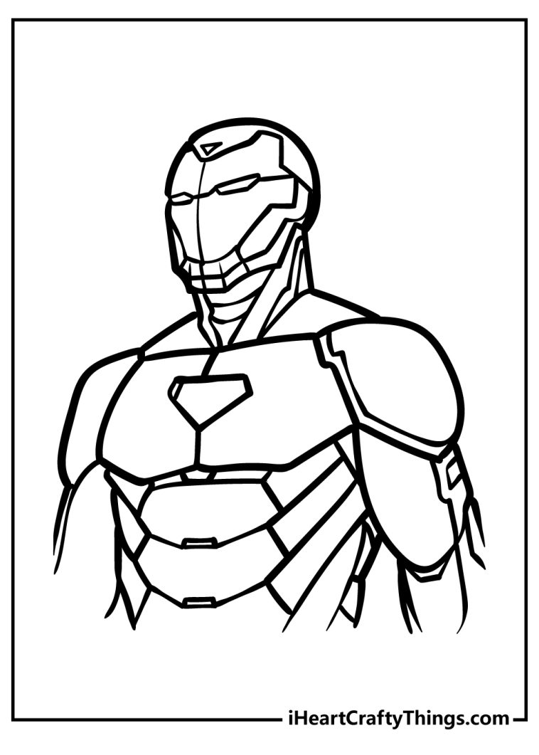 30 Iron Man Coloring Pages (Printable Free And Easy PDFs)