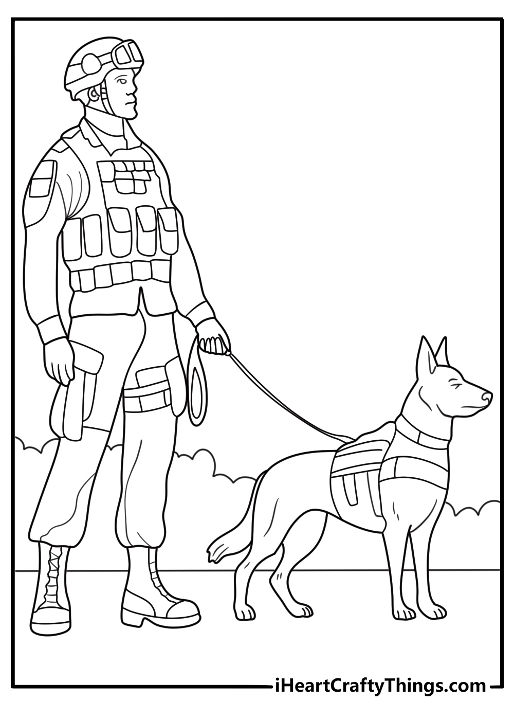 Free Army & Military Coloring Pages ( 30+ PDF Printables)