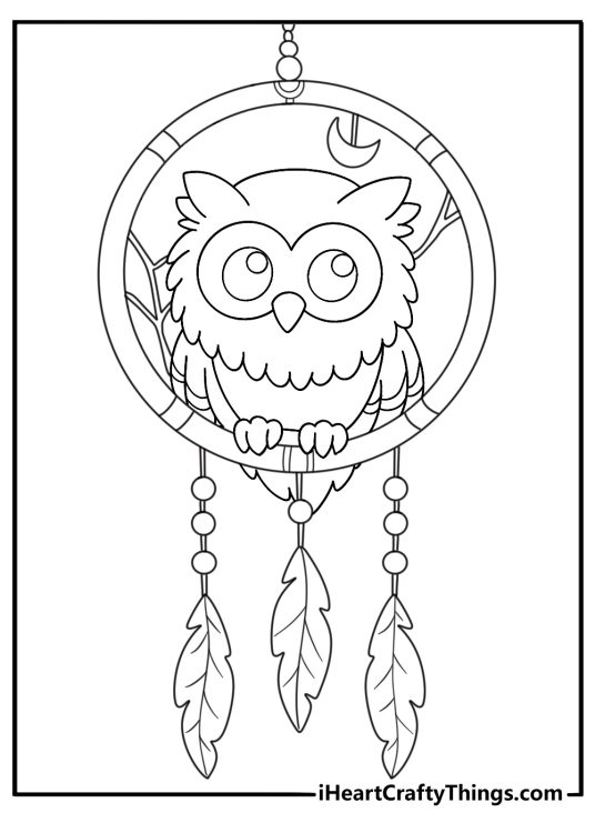 Dream Catcher Coloring Pages