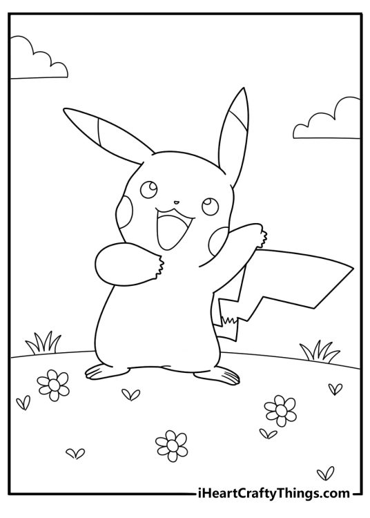Pikachu Coloring Pages