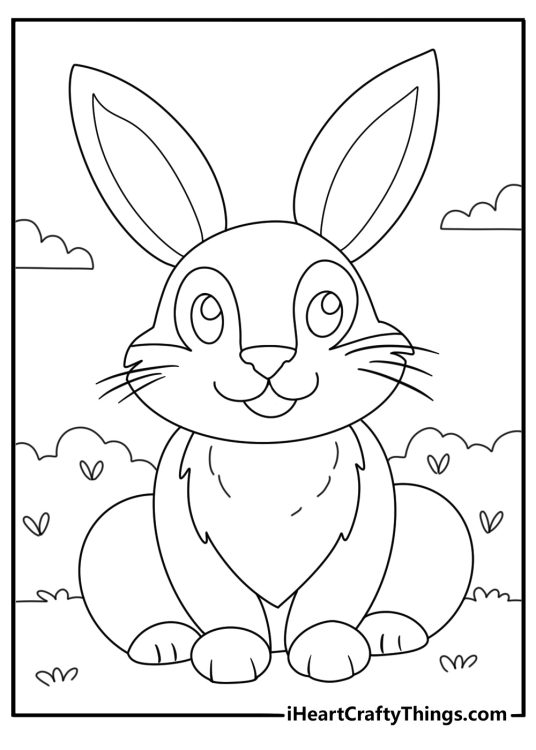 Rabbit coloring pages